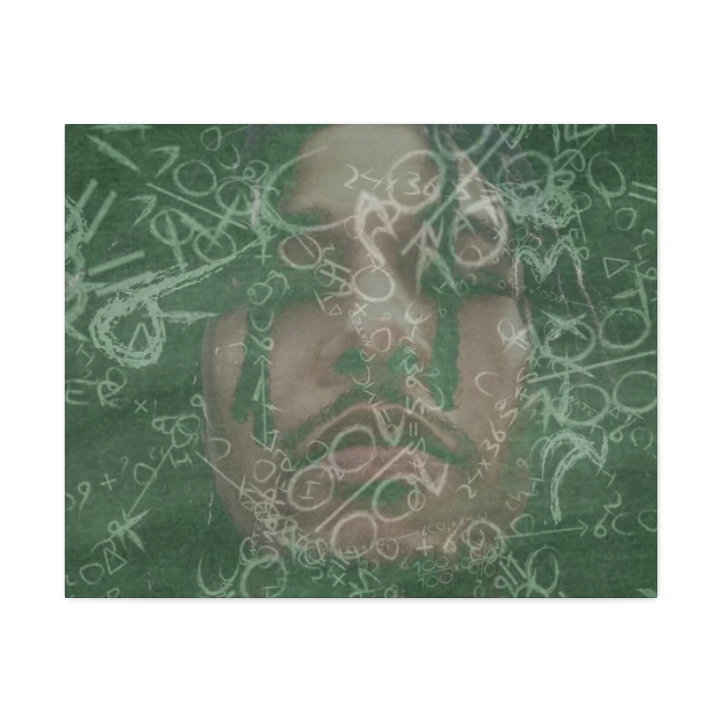 "Math Problem" Stretched Canvas – The Album Face Art