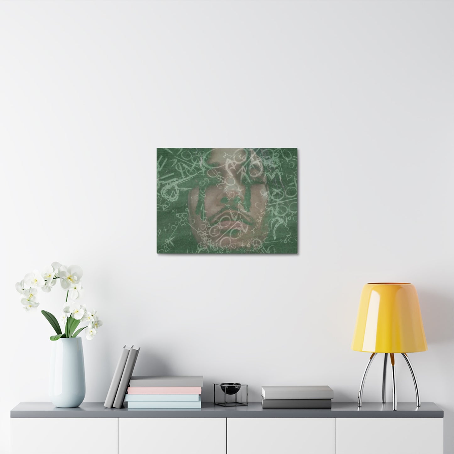 "Math Problem" Stretched Canvas – The Album Face Art