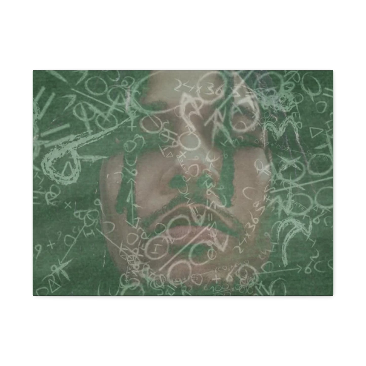 "Math Problem" Stretched Canvas – The Album Face Art