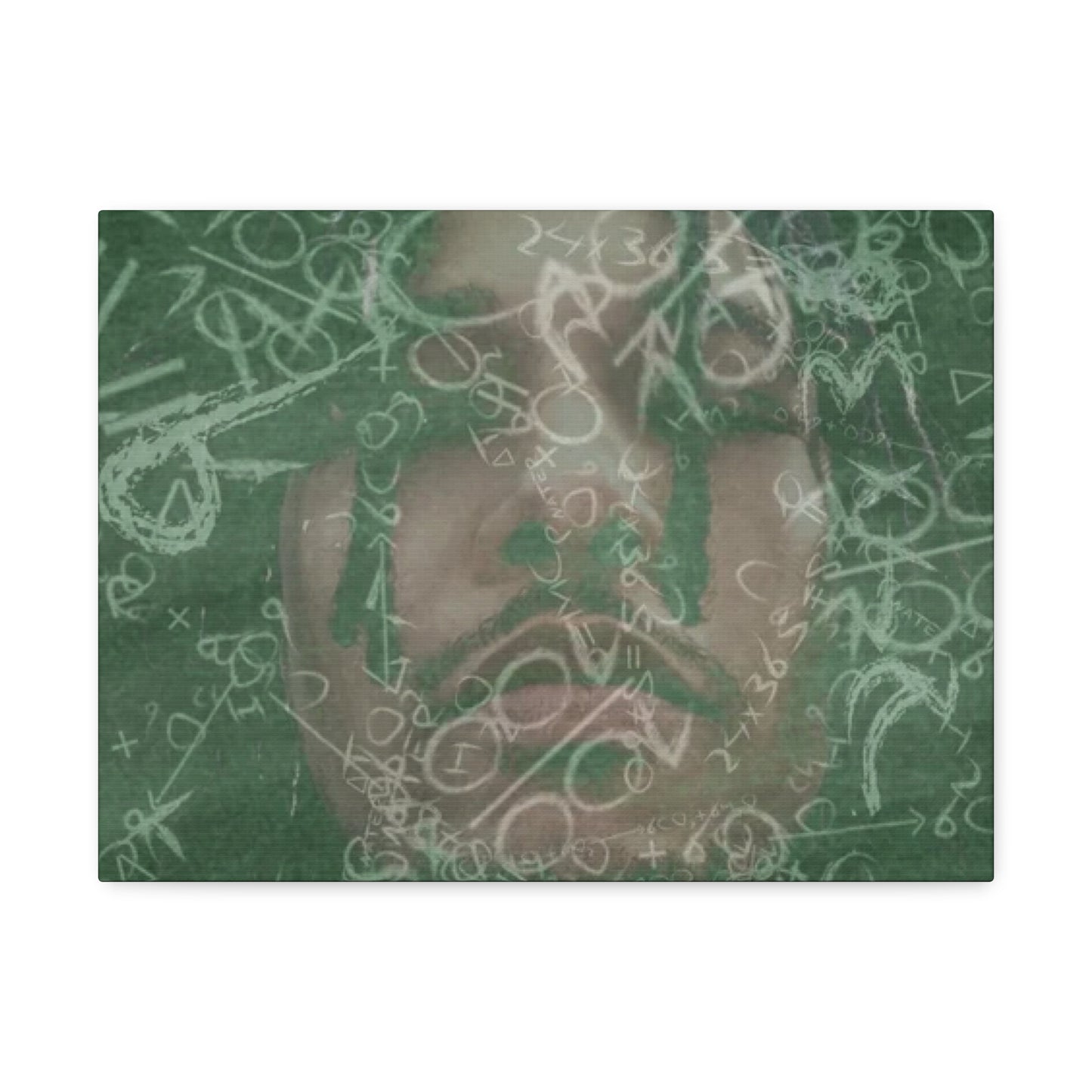 "Math Problem" Stretched Canvas – The Album Face Art