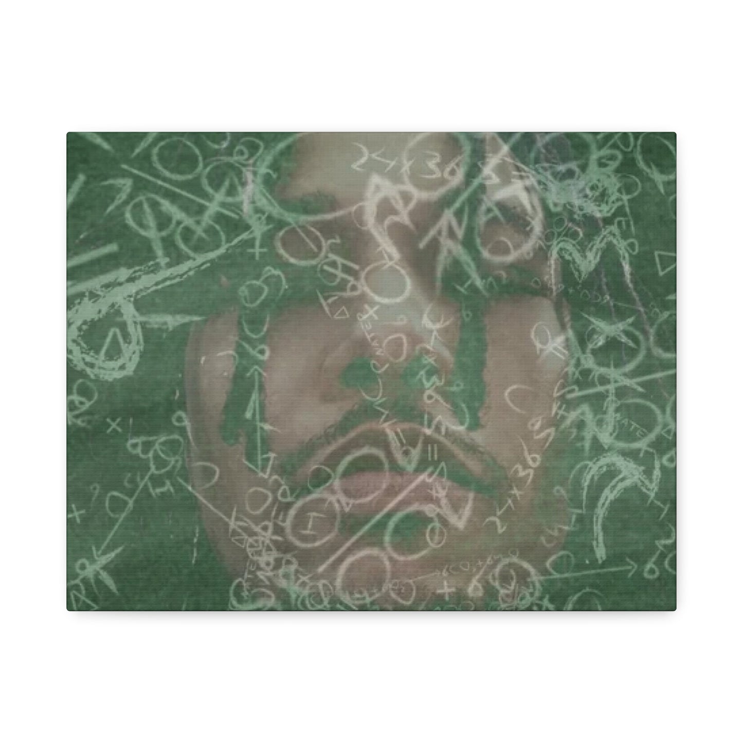 "Math Problem" Stretched Canvas – The Album Face Art