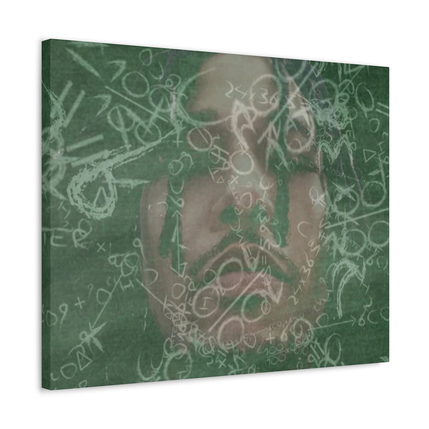 "Math Problem" Stretched Canvas – The Album Face Art